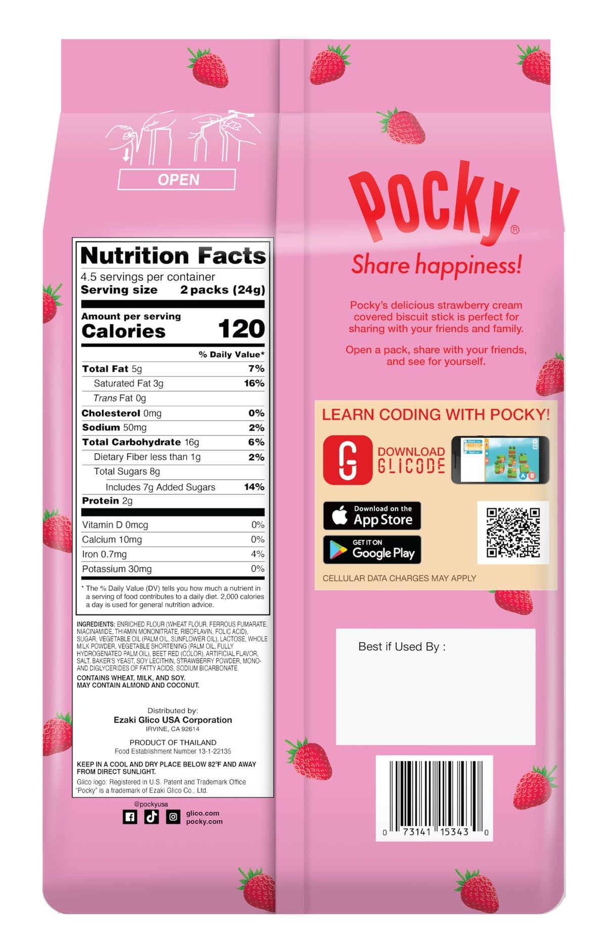 Pocky Strawberry snacks ready for parties and travel.