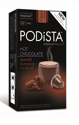 Podista Smooth and Creamy capsules ready to brew a creamy cup