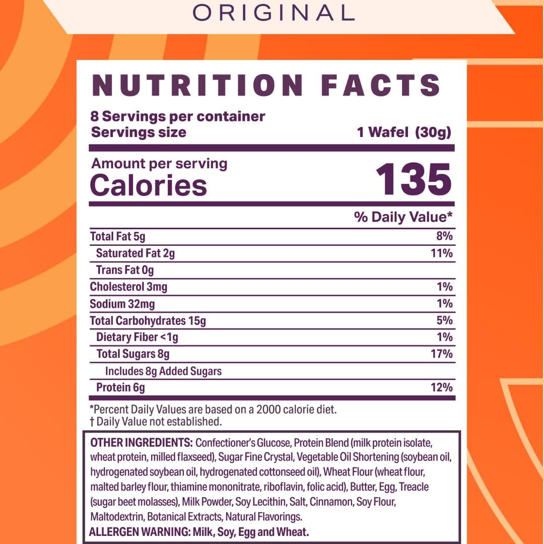 Podium Protein Stroopwafel reseal foil keeps freshness for portable snacking.