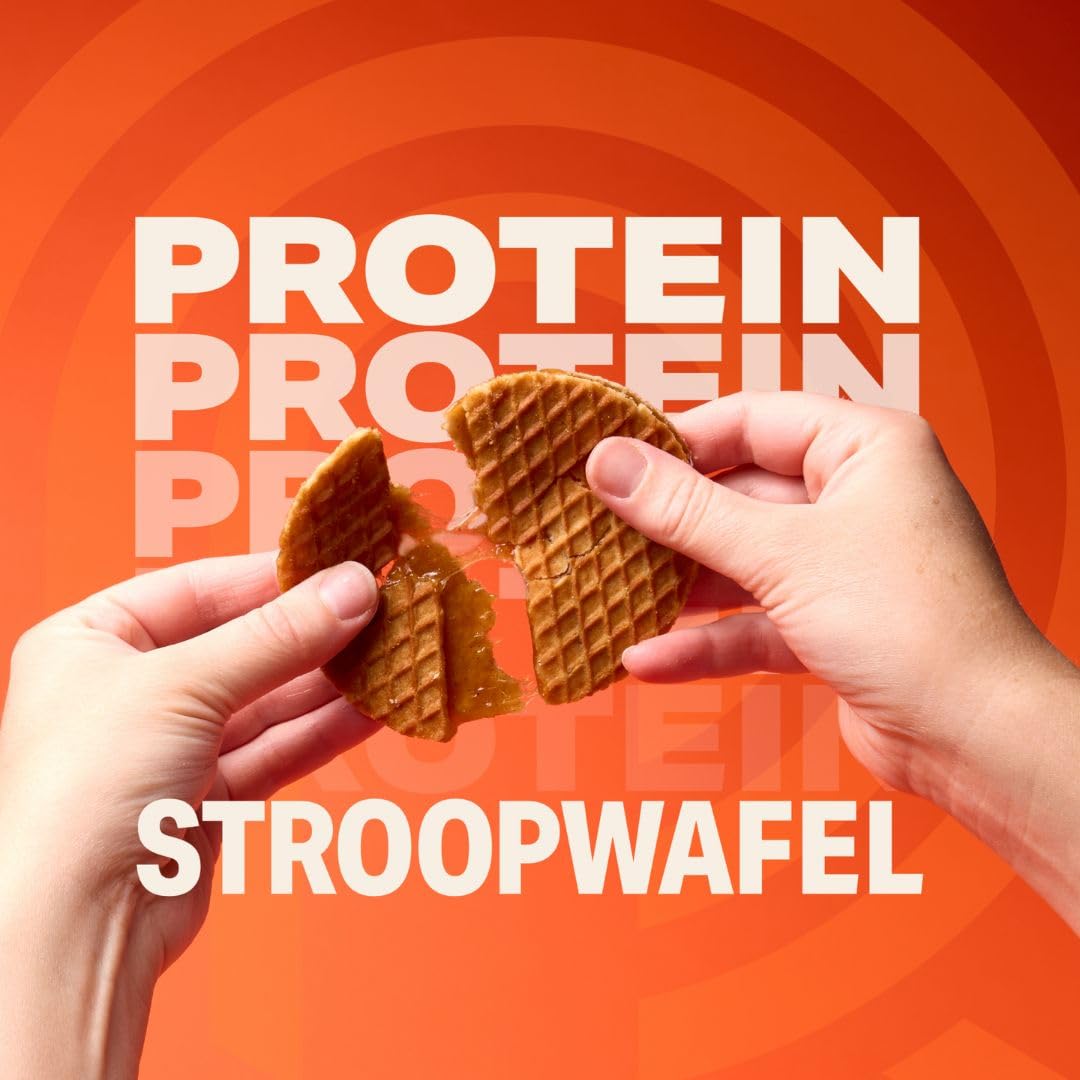 Podium Protein Stroopwafel warmed with coffee creates a comforting, quick snack.