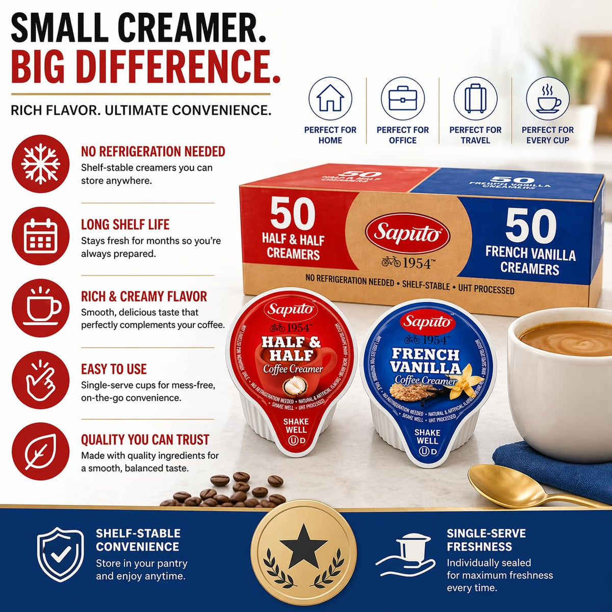 POGALIGHT French Vanilla single-serve cups with smooth, creamy flavor