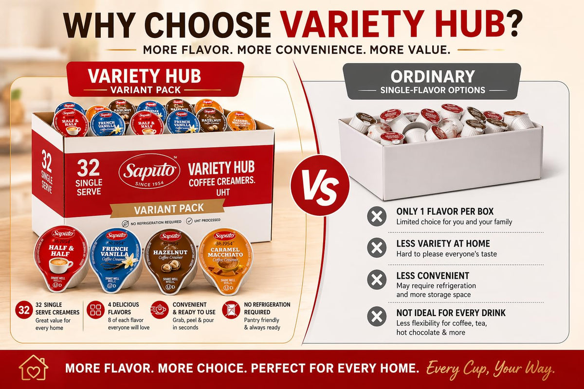 POGALIGHT french vanilla creamer single, creamy sweetness for everyday coffee.