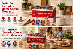 POGALIGHT travel-friendly creamer single, mess-free on-the-go coffee solution.