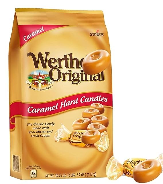 POGALIGHT Original Caramel Hard Candy bulk bag ideal for sharing and gifting occasions.