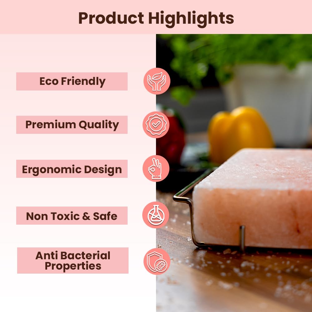 POHS salt block cooling as an elegant cold serving platter for sushi and cheese