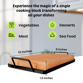 POHS salt block recipe booklet highlights creative serving ideas.