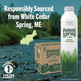 Poland Spring Maine supports 1% For The Planet sustainability partnership