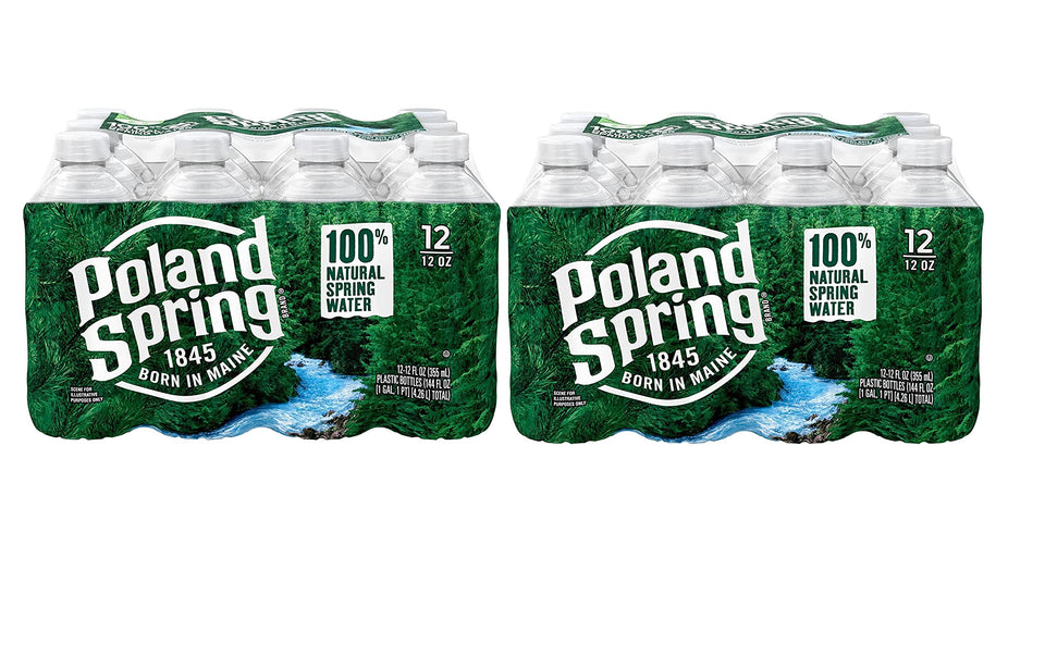 Poland Spring 24-pack bottles for convenient on-the-go hydration