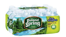 Poland Spring Half Pint bottle, natural spring water for everyday hydration.