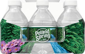 Poland Spring Half Pint being poured into a glass for refreshment.