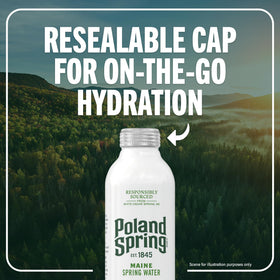 Poland Spring Maine water ideal for hiking adventures outdoors