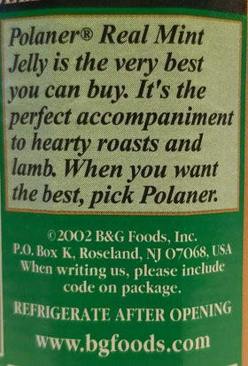 Polaner Real Mint Jelly glaze on lamb evokes savory, aromatic dinners.
