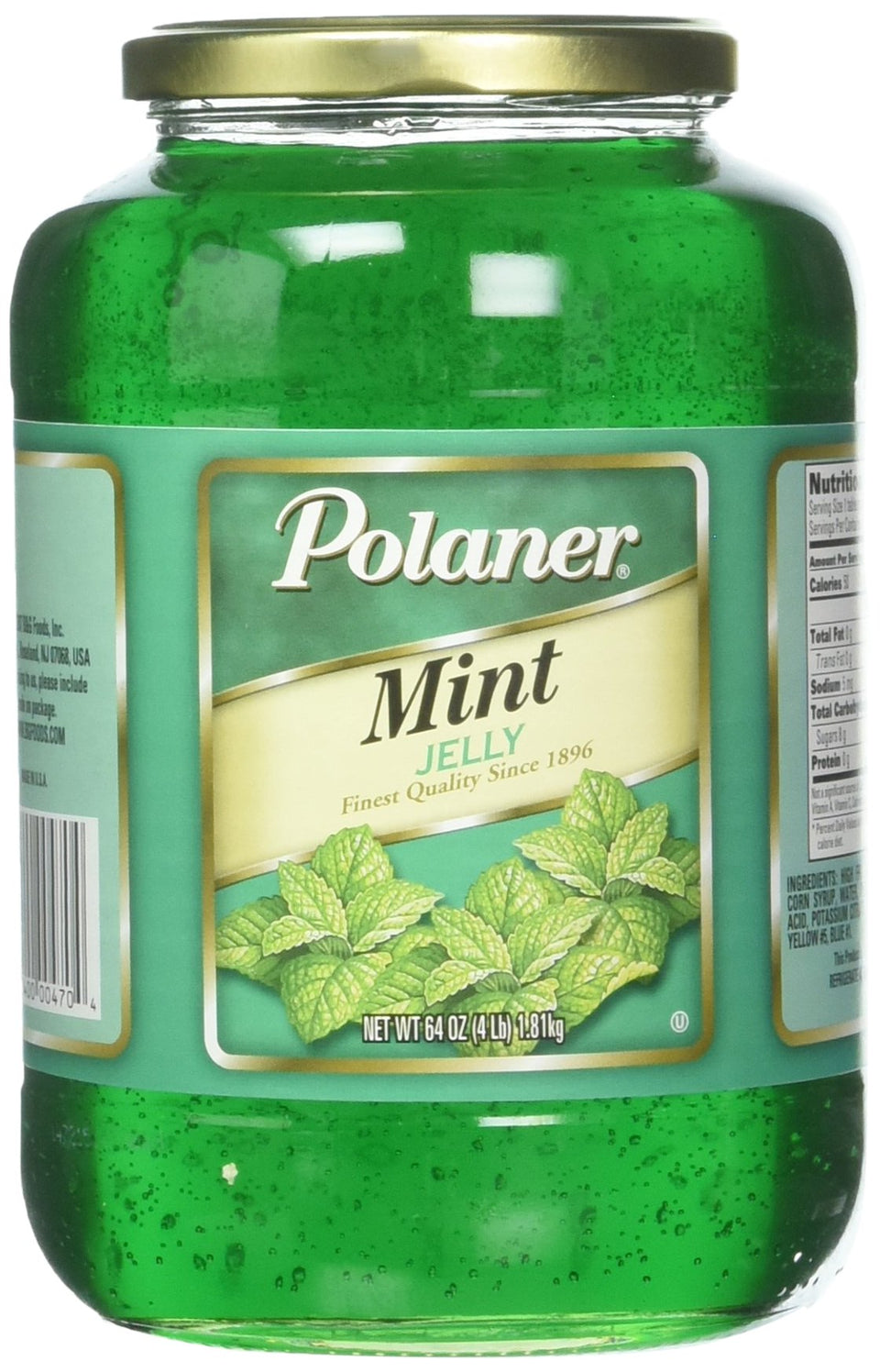 Polaner Real Mint Jelly jar with bright label and mint aroma