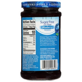 Polaner blueberry preserves spread on toast, a quick breakfast option