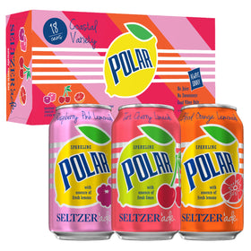 Polar Seltzer'ade Tart Cherry Limeade can for refreshing, calorie-free hydration with bright citrus