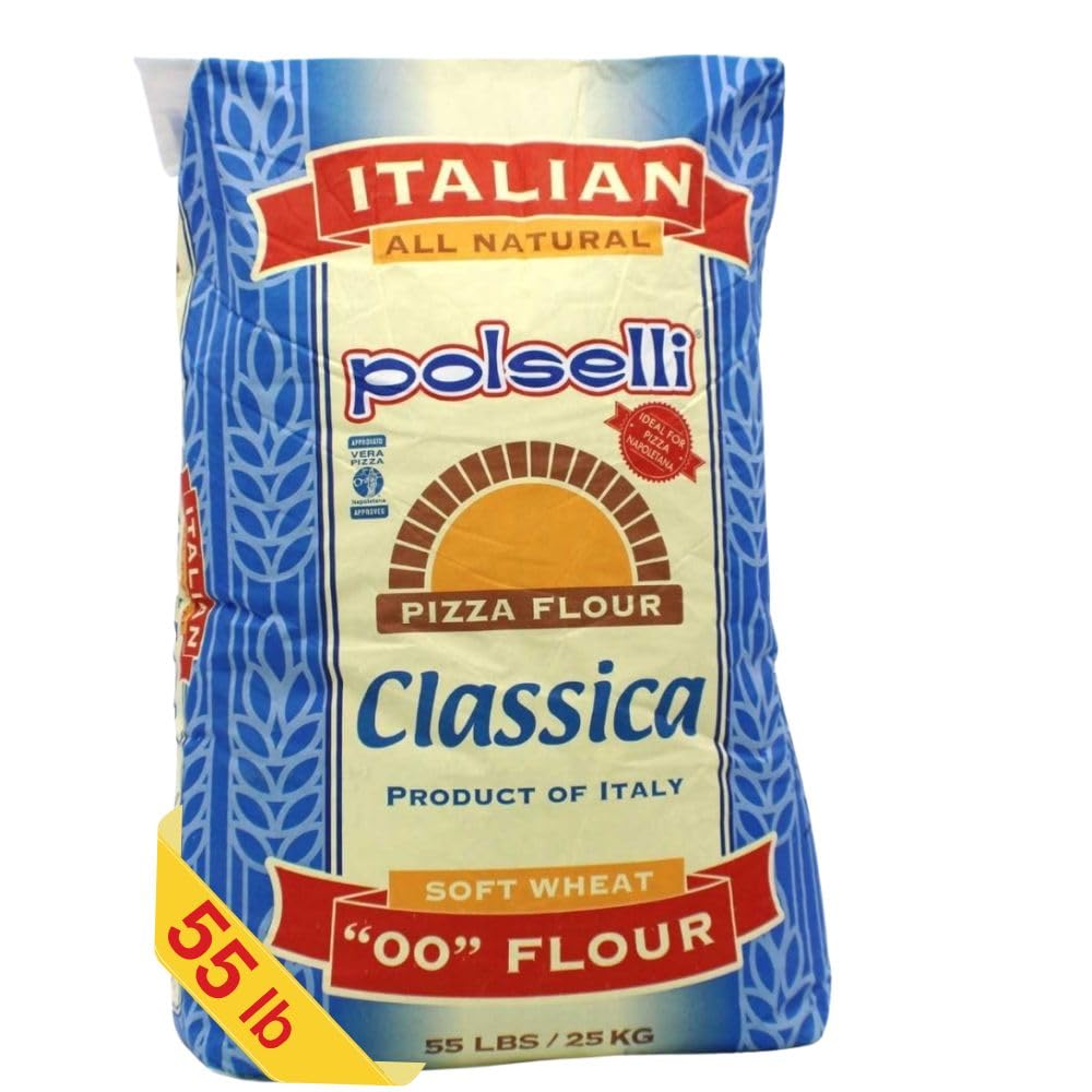 POLSELLI Classica 00 flour pizza dough rise for airy Neapolitan crust.