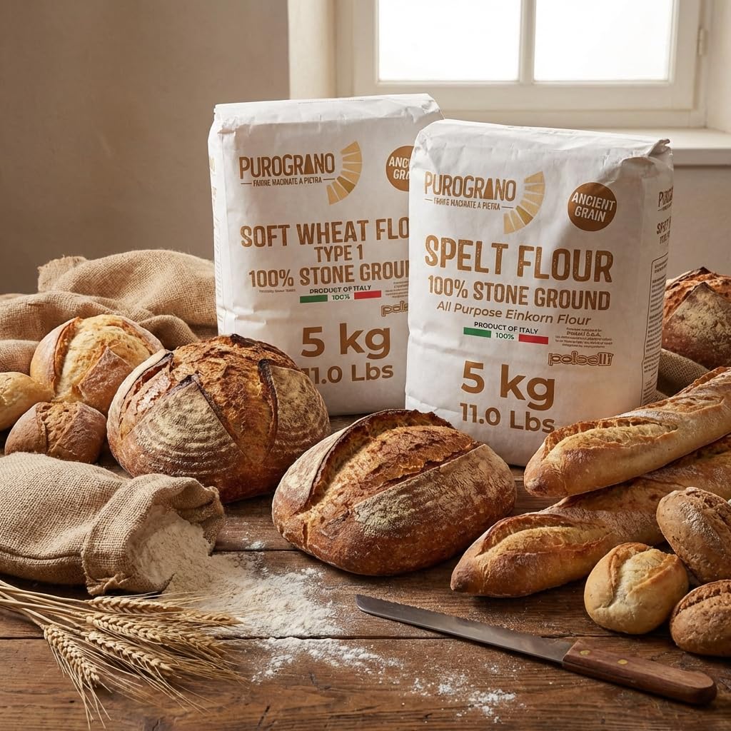 POLSELLI Purograno Italian origin label emphasizes authentic production.