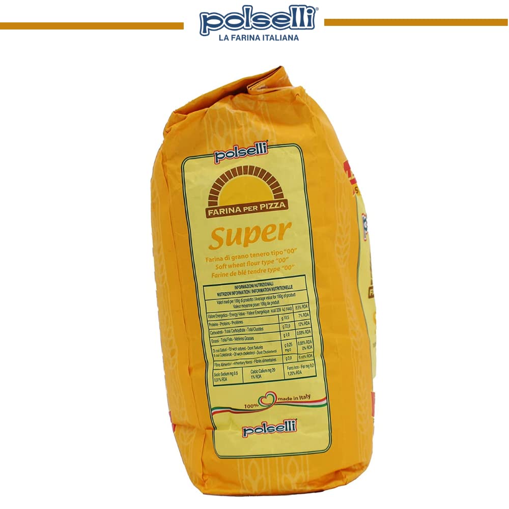 POLSELLI Italian soft wheat grain close-up for high-quality bake.