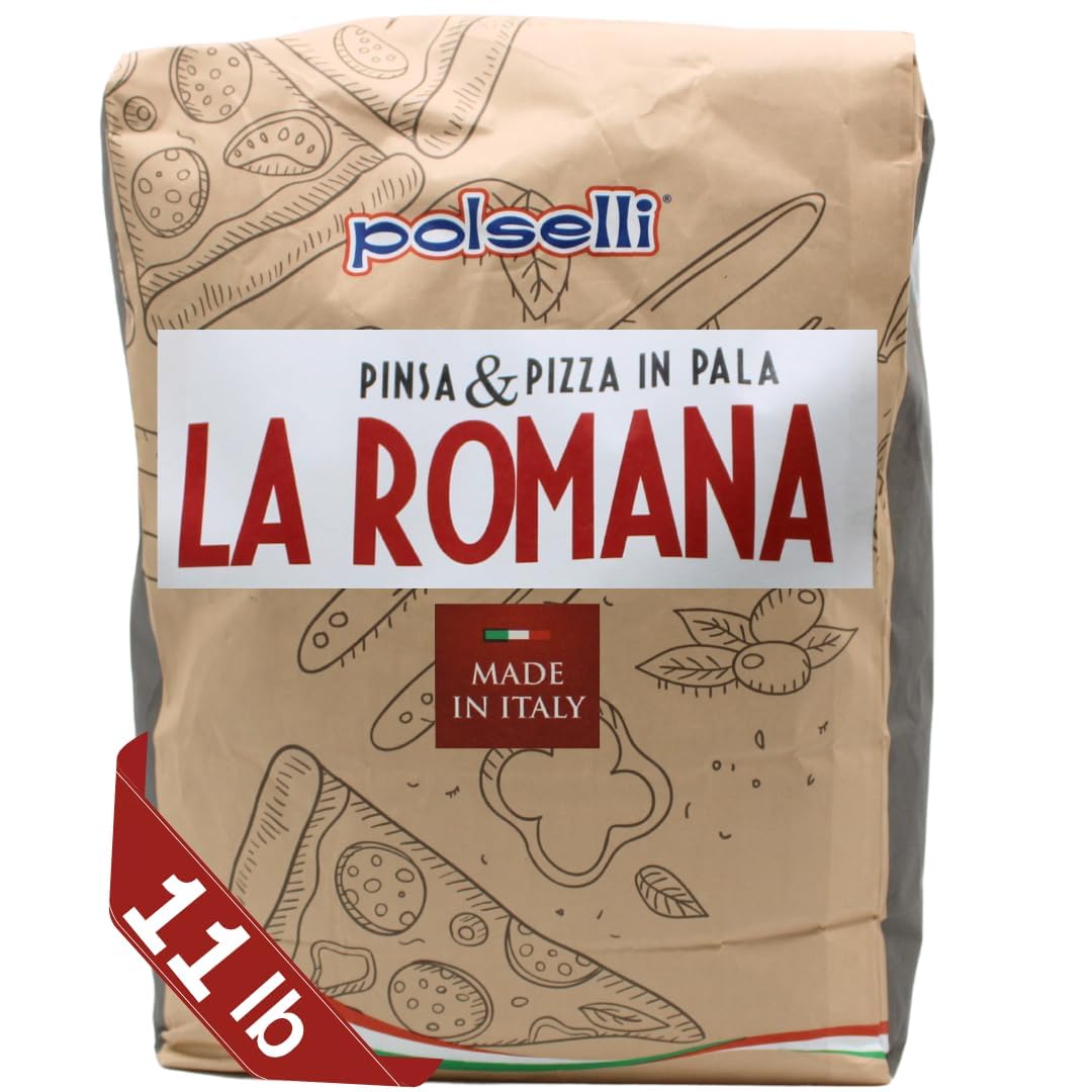 POLSELLI La Romana flour bag front, ideal for pizza and flatbreads.