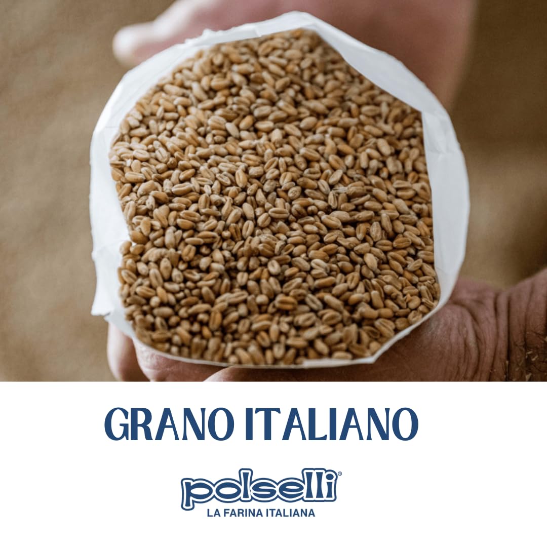 Hand rolling POLSELLI 00 dough for pizza crust with fine texture.