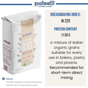 POLSELLI 00 flour dough for fresh pasta with smooth texture.