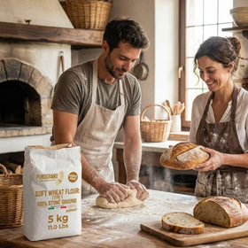 POLSELLI PuroGrano unbleached flour free of additives for authentic Italian baking