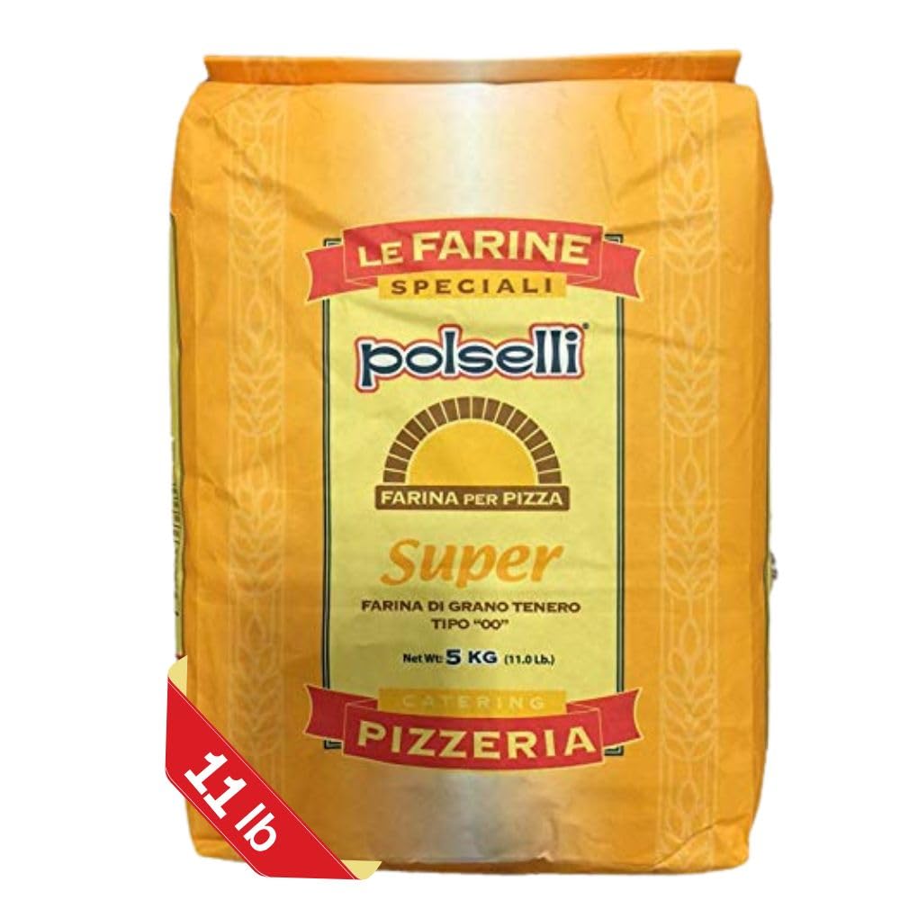 POLSELLI Type 00 flour bag for professional pizza dough and long fermentation.