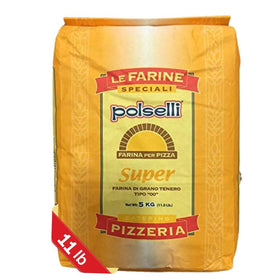 POLSELLI Type 00 flour bag for professional pizza dough and long fermentation.