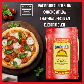 Polselli Vivace long fermentation pizza for bubbly crust
