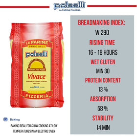 Polselli Vivace flour for pasta dough with silky texture