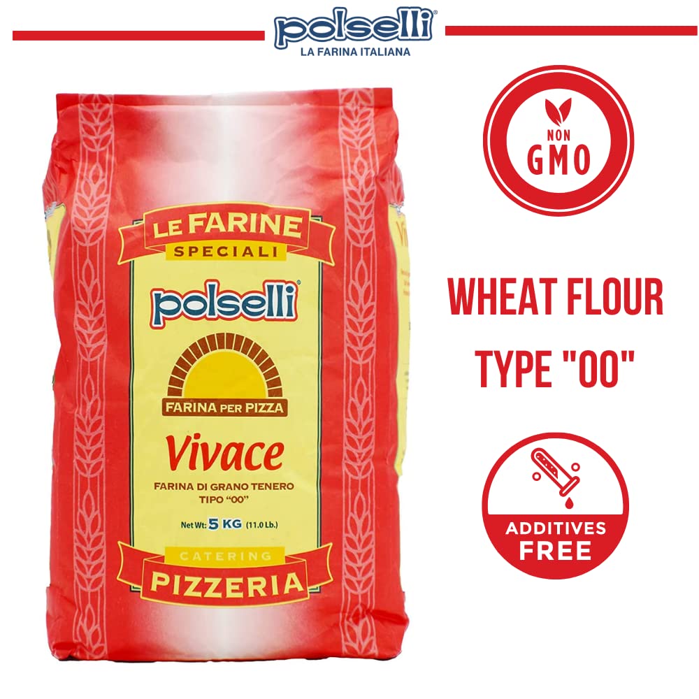 Polselli Vivace pizza dough setup ready for stretching and fermentation
