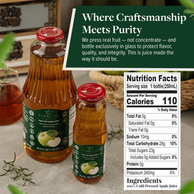 Pom Royale Apple Juice used as cocktail mixer for mocktails and flavor boost