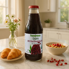 Pomegranaze no sugar added juice, clean label, ideal for health-conscious sipping.