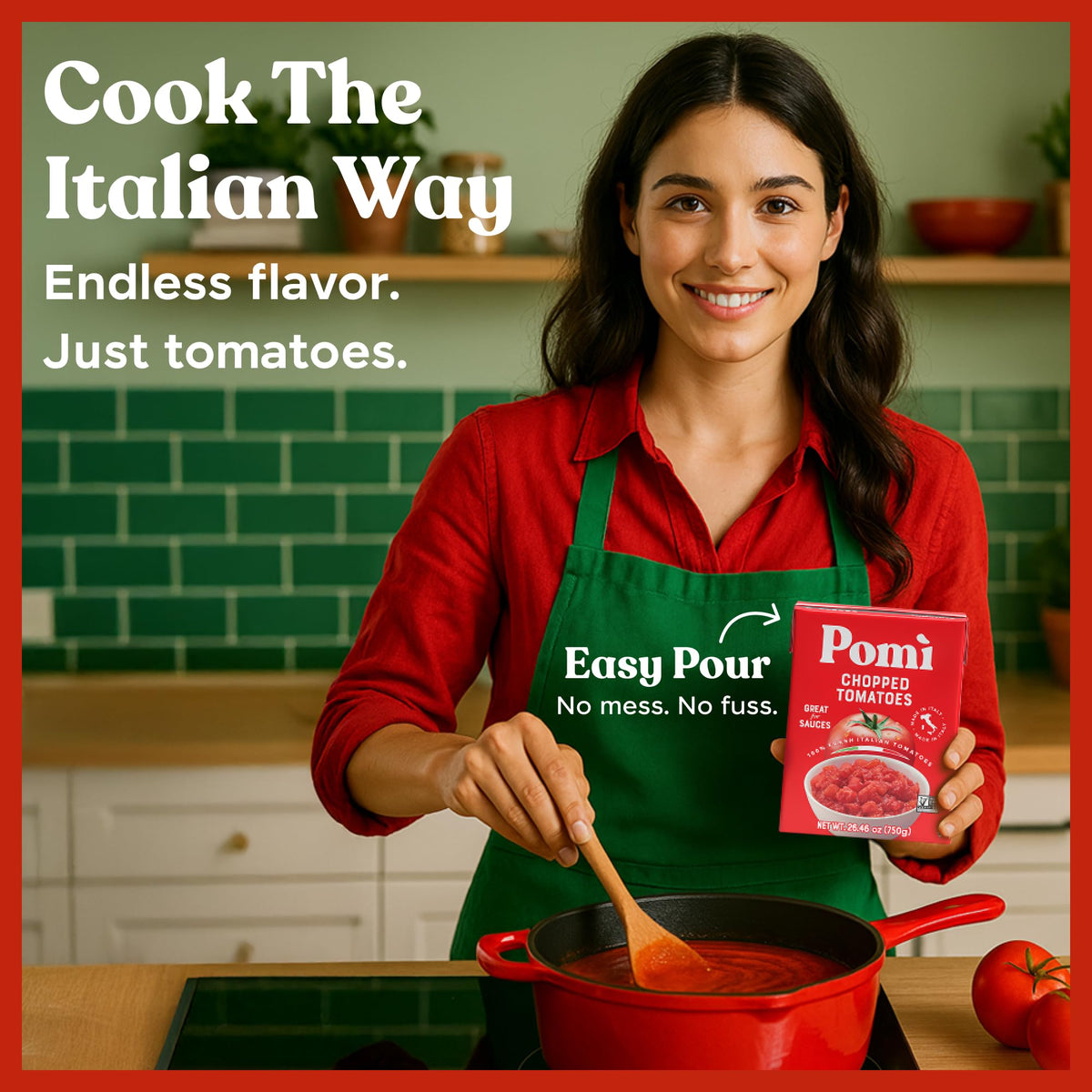 Pomì BPA-free carton packaging emphasizes clean ingredients
