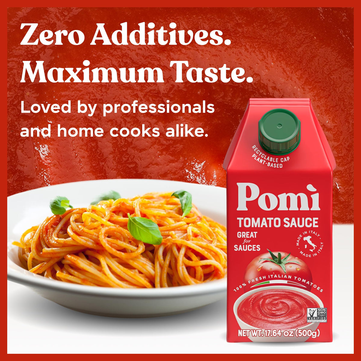 Pomì tomato sauce demonstrates authentic Italian flavor perfect for pasta