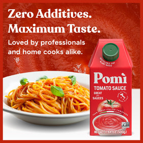 Pomì tomato sauce demonstrates authentic Italian flavor perfect for pasta