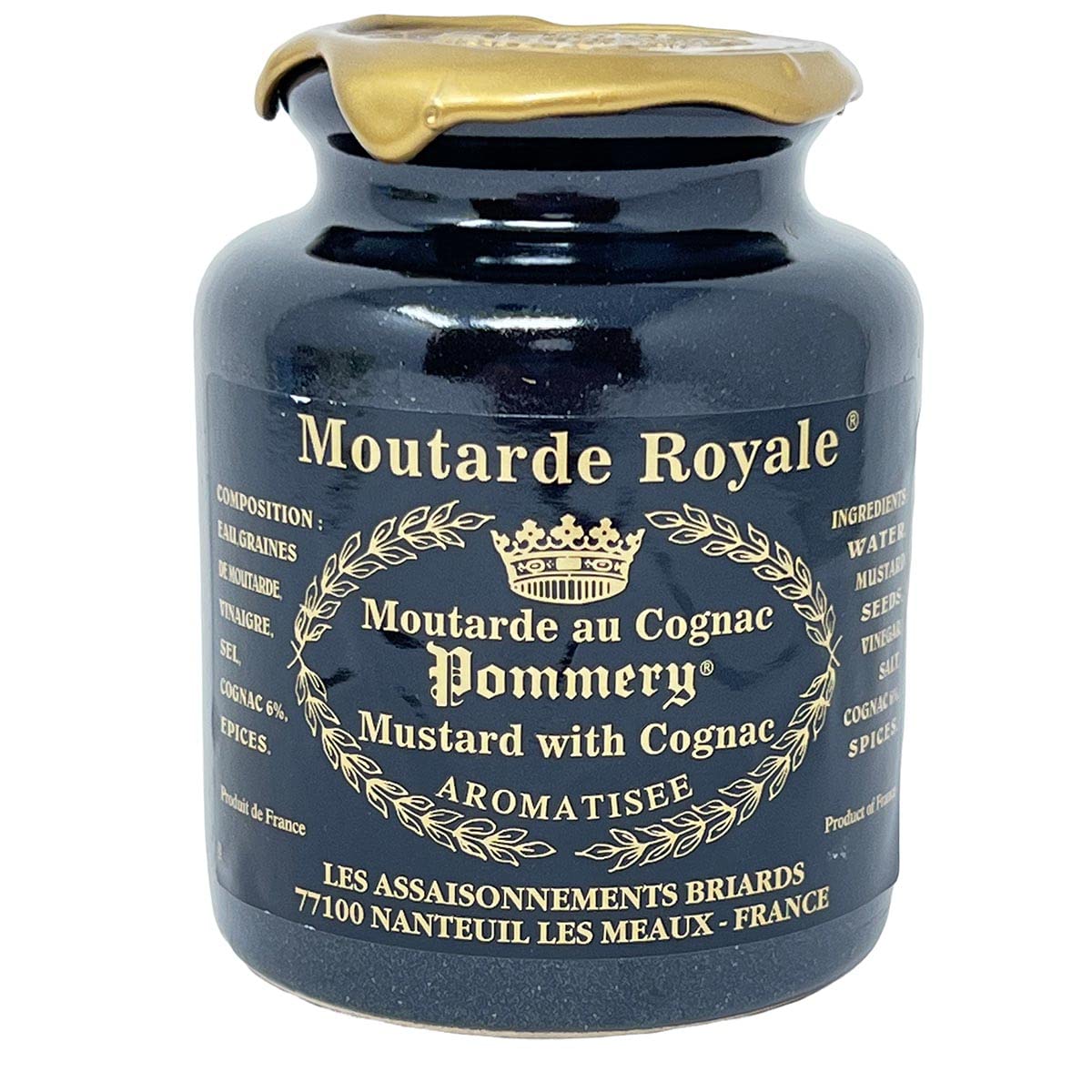 Pommery Moutarde Royale au Cognac served with charcuterie elevates a tasting board.