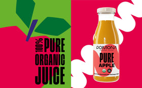 Pomona Organic Apple Juice ready-to-drink, ideal for on-the-go hydration