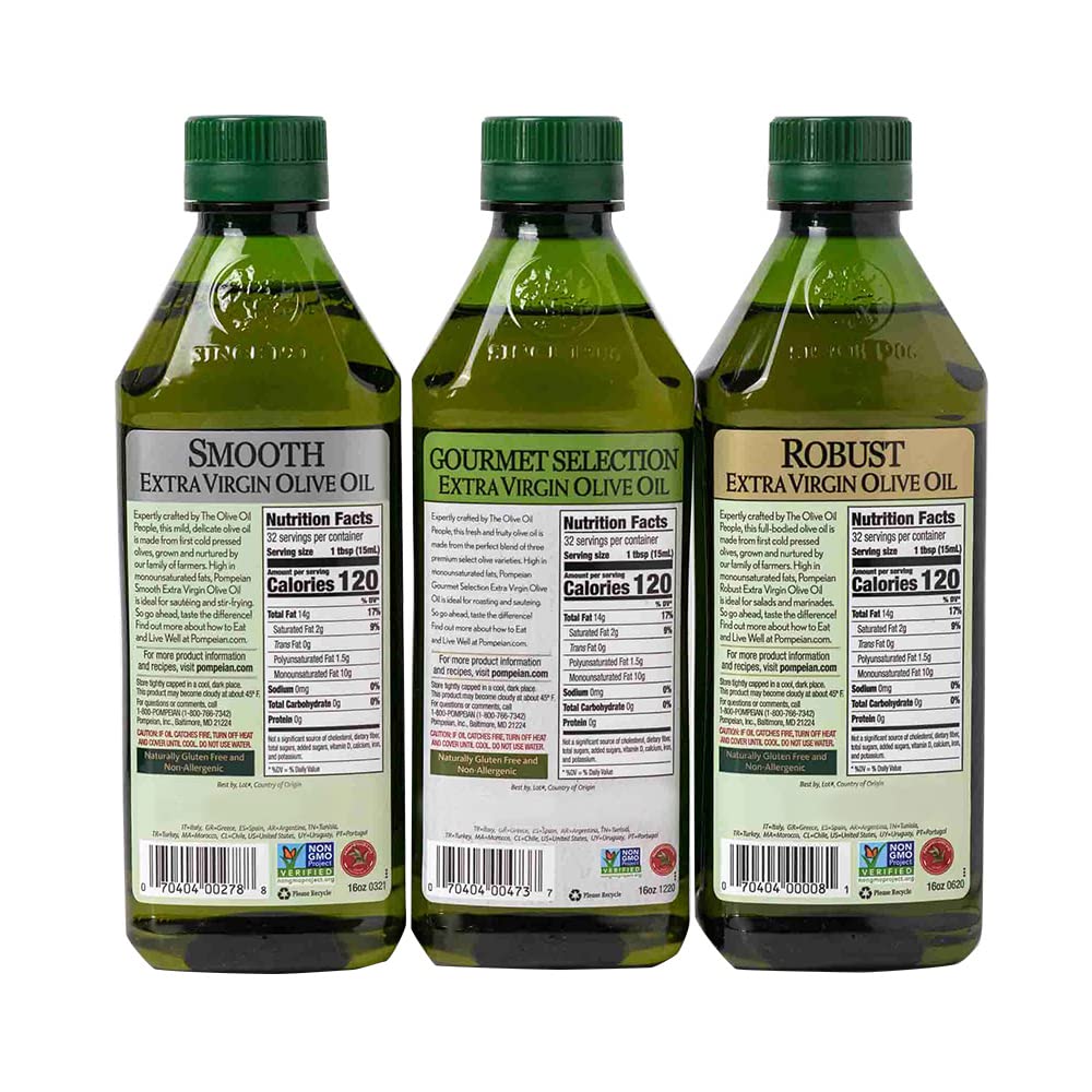 Pompeian EVOO drizzle over salad demonstrates usability