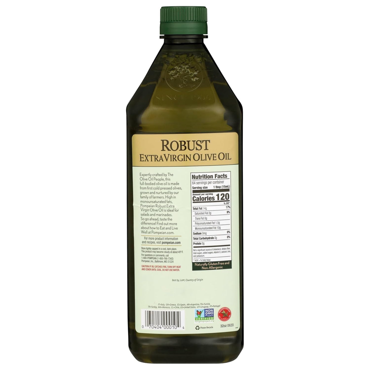 Pompeian Family farmers olive oil origin from grove to table.