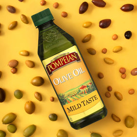 Pompeian Mild Taste Olive Oil kitchen staple with mild flavor