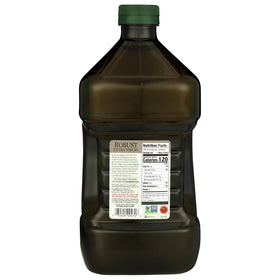 Pompeian Robust EVOO jar with label highlights Non-GMO and Kosher certifications.