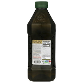 Pompeian Robust Organic EVOO pour-flow capturing aroma and flavor to drizzle.