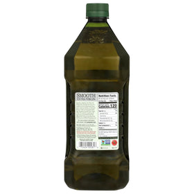 Pompeian Smooth Olive Oil glass bottle emphasizing authenticity and premium flavor