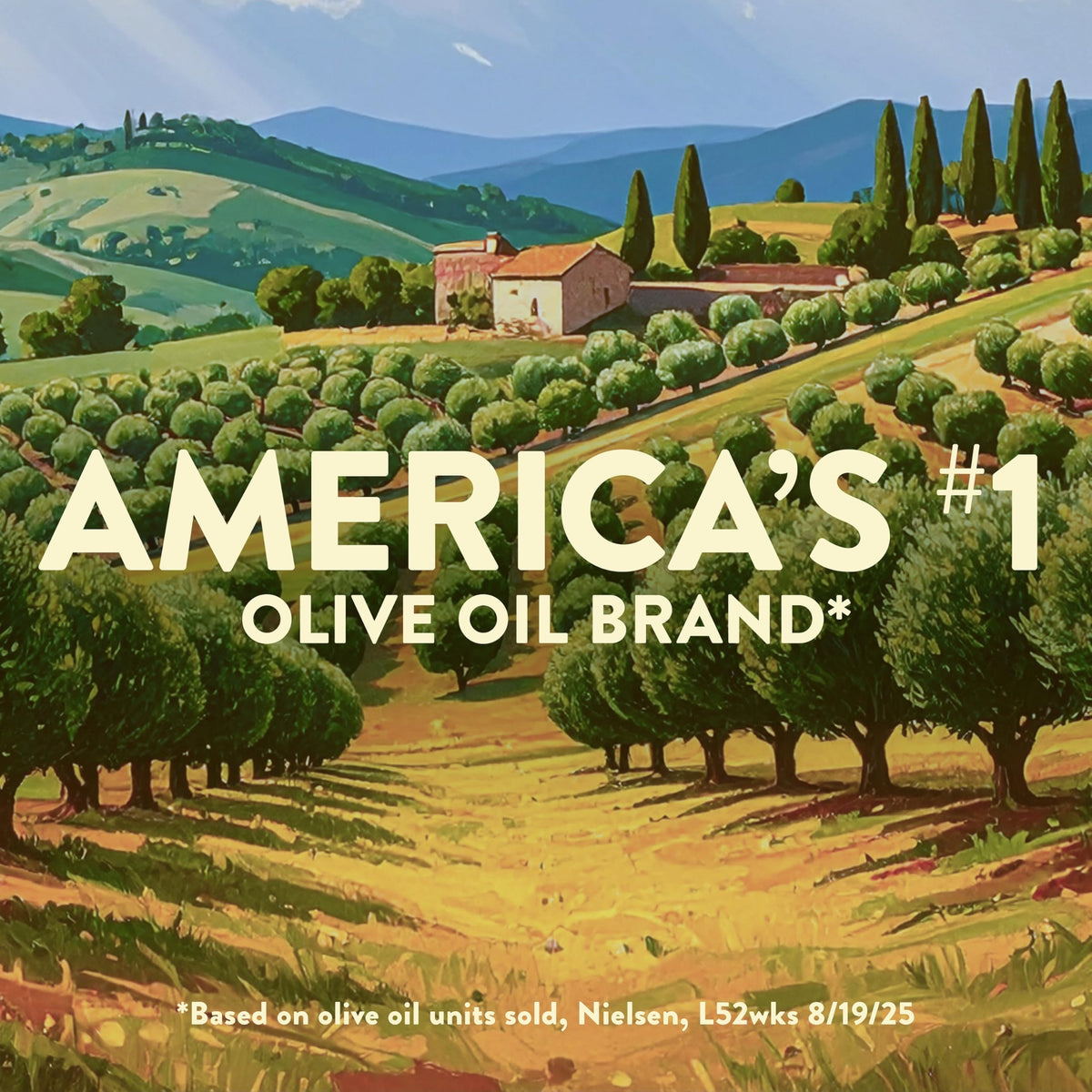 Pompeian Smooth EVOO sizzling in a hot pan.