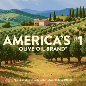 Pompeian Smooth EVOO sizzling in a hot pan.