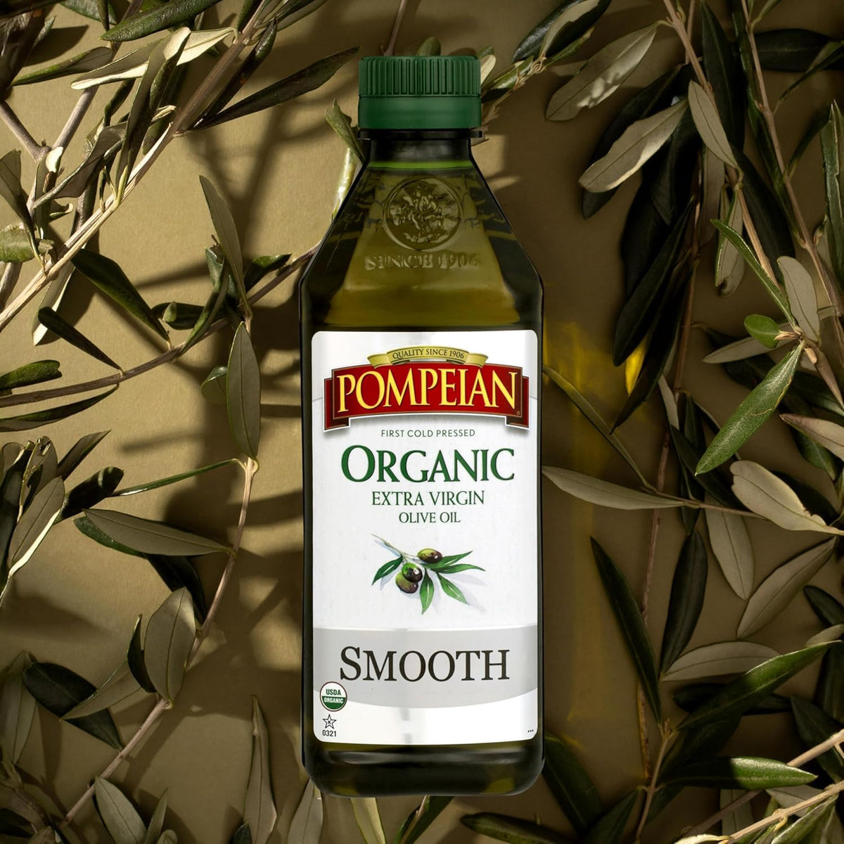Pompeian Organic EVOO salad dressing shot promotes fresh, versatile flavor boosts.