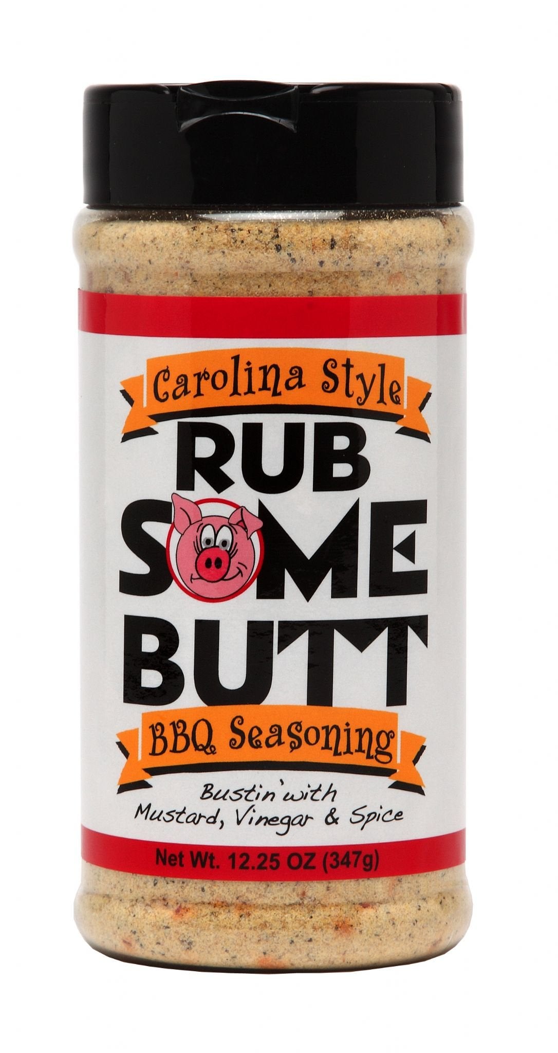 PONLEE Carolina Rub Some Butt BBQ Seasoning bottle ready for grilling, enhancing smoky flavor.