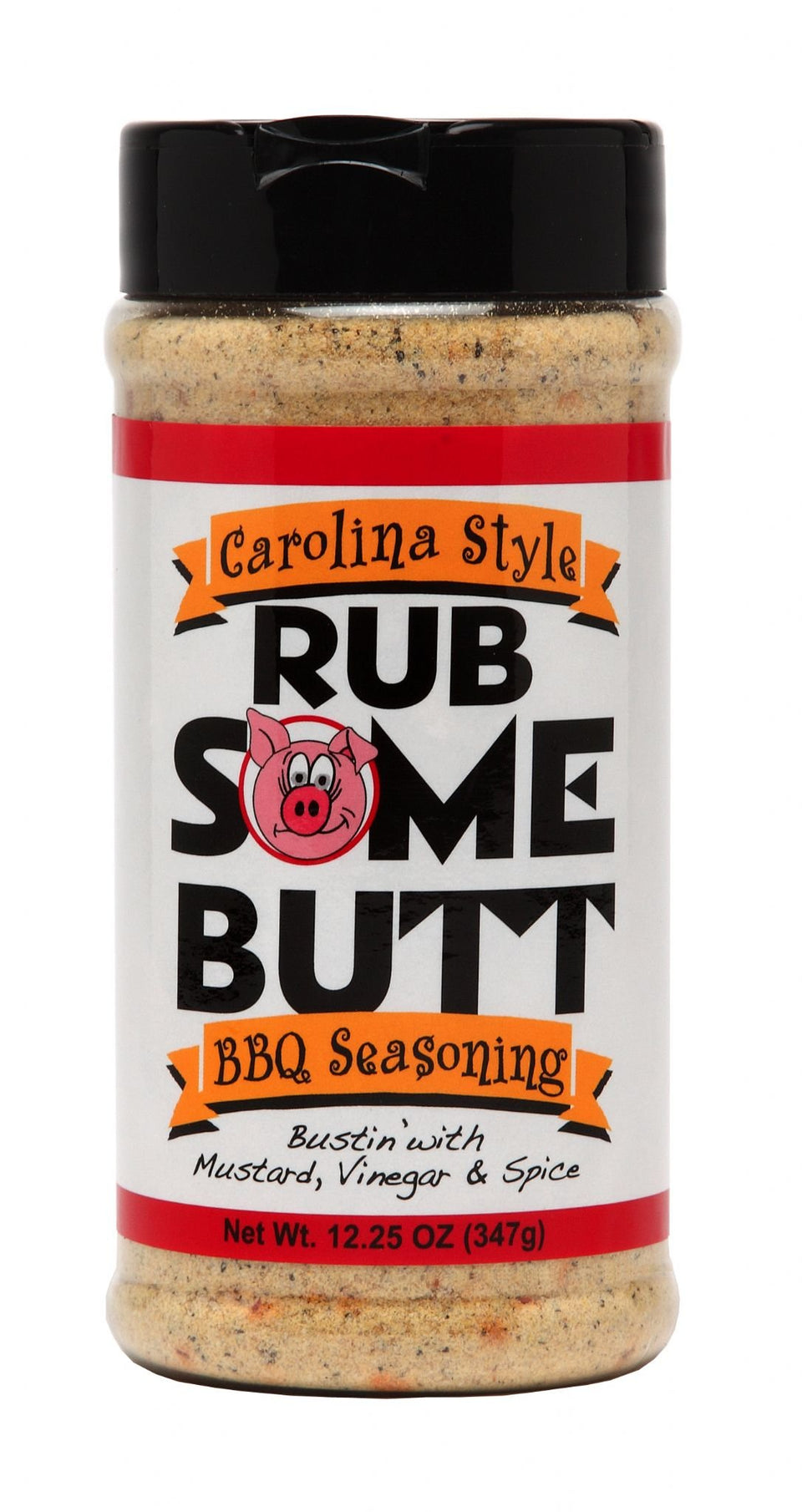 PONLEE Carolina Rub Some Butt BBQ Seasoning bottle ready for grilling, enhancing smoky flavor.