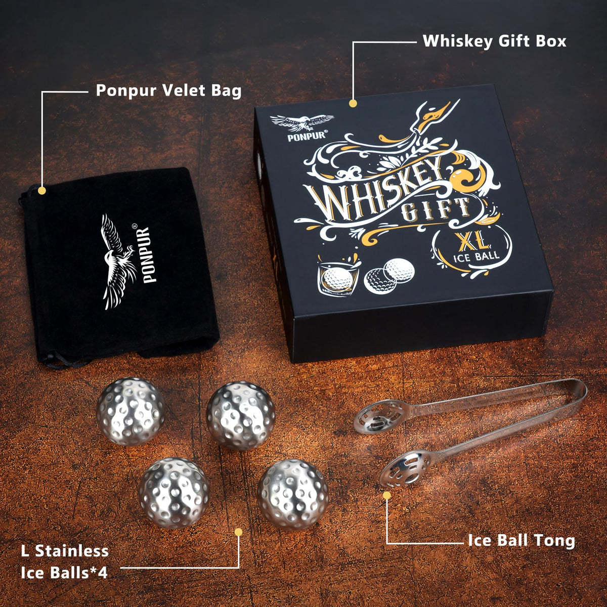 PONPUR gift box for Father's Day gifts.